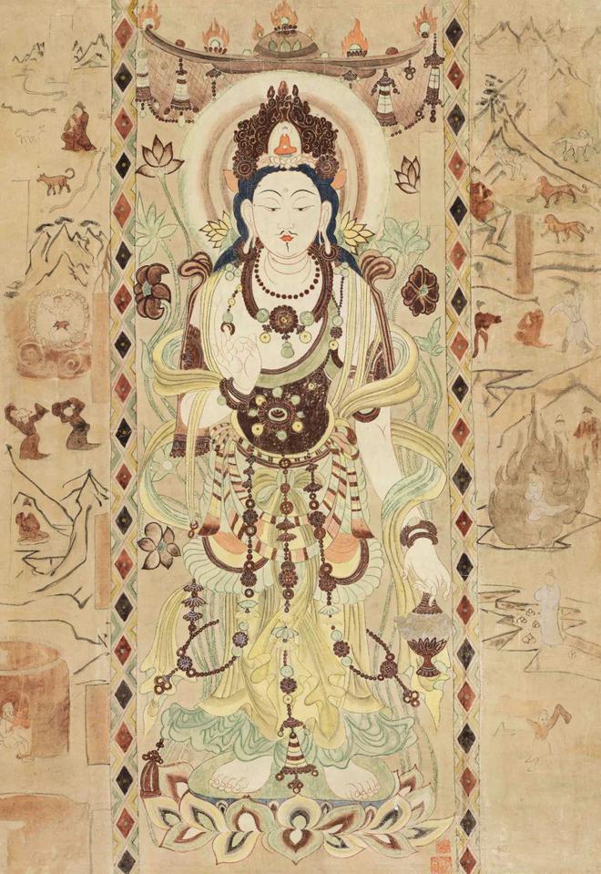 春晚《年锦》设计师常沙娜敦煌艺术作品集多幅罕见壁画首次面世(图16)