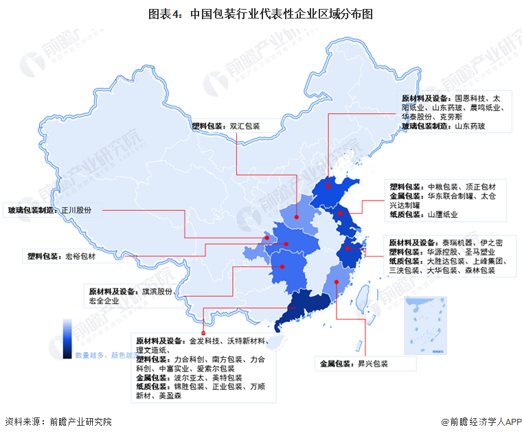 M6米乐：【干货】2024年中国包装行业产业链现状及市场竞争格局分析广东省企业分布最集中(图4)