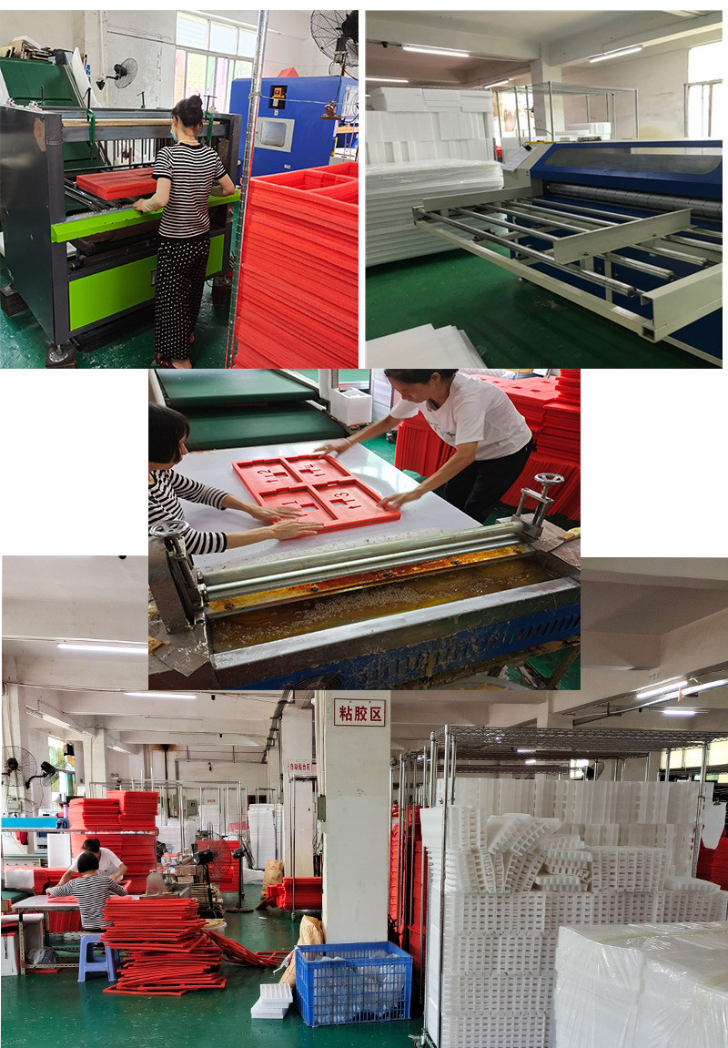 深圳厂家批发定制epe珍珠棉快递缓冲保护防震泡沫棉异型内衬护角(图2)